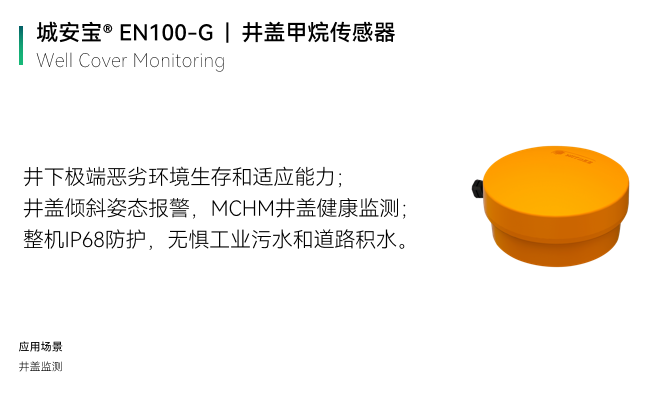 實時監測井蓋內甲烷濃度，時刻關注城市健康安全(圖2)